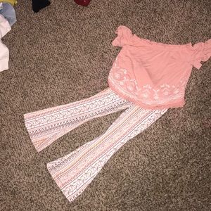 Top and bellbottoms